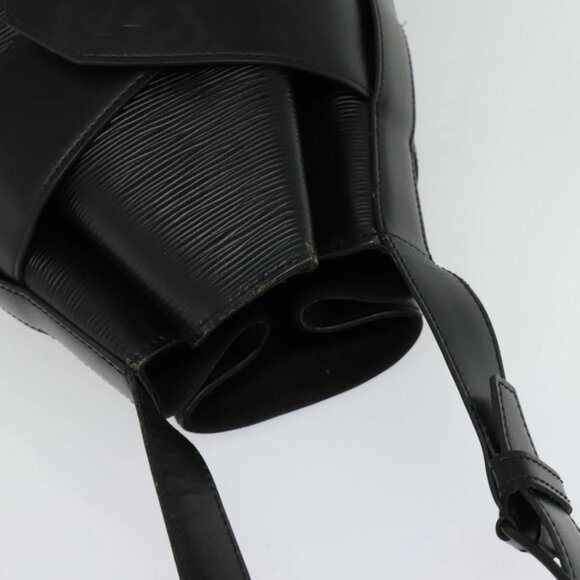 LOUIS VUITTON Epi Sac Depaule GM Shoulder Bag Black M80155 LV Auth 132229 - Picture 6 of 15